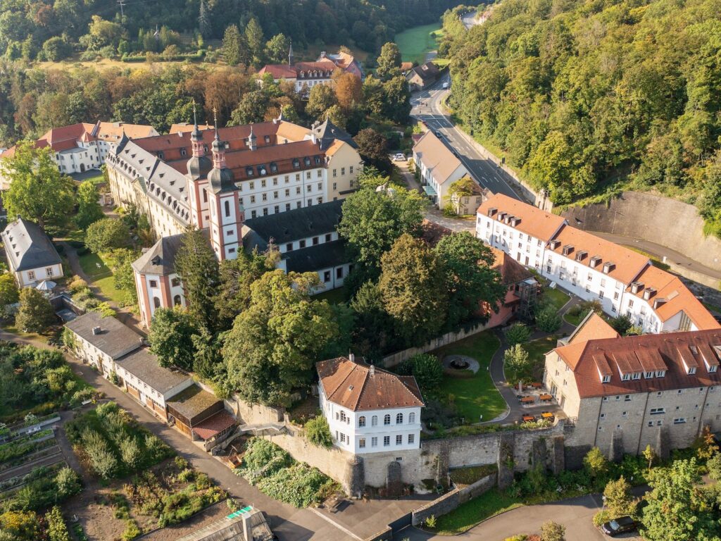 Luftbild des Klostergeländes