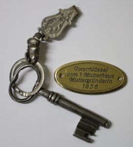 alter Torschlüssel des ersten Mutterhauses von 1856