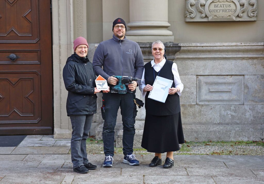 Claudia Bolte, Alexander Gittel und Sr. Margot Schmitt